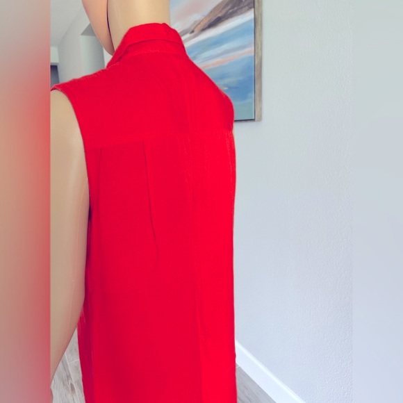 •Talbots• LINEN MAXI CORAL - Picture 4 of 7